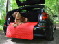 Preview: Auto Hundematratze Travelmat City Hunde-Reisebett 110 x 90 cm rot