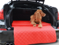 Preview: Auto Hundematratze Travelmat City Hunde-Reisebett 110 x 90 cm rot