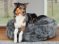 Preview: Hundekissen Mio Fake Fur anthrazit 90 cm-1