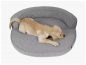 Preview: Atlanta Hundebett Silverline grau