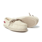 Preview: Lammfell Hausschuhe Moccasins Elba beige-2