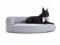 Preview: Atlanta Hundebett Silverline silber 70x50 cm-1