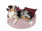 Preview: Hundebett Island Struqturo ROSA Ø 85cm