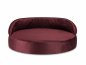 Preview: Hundebett Island Velvetline BORDEAUX Ø 100cm-2