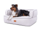 Preview: Neo Hundebett Luxuryline creme 70x50 cm