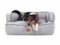 Preview: Neo Hundebett Luxuryline silber 110x90 cm