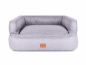 Preview: Neo Hundebett Softline silber 70x50 cm-1