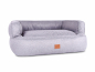 Preview: Neo Hundebett Softline silber 90x70 cm