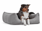 Preview: Hundebett Worldcollection Comfort 90x70 cm silber