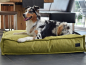 Preview: Hundekissen Flow Struqturo 80x60 cm KIWI