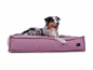 Preview: Hundekissen Flow Struqturo 120x80 cm ROSA-1