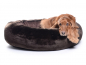 Preview: K-Nax Hundebett Fake Fur 75 cm braun