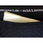 Preview: Korrektur Aufpolster Lammfell Sattelkissen Stoff Farbe schwarz-schwarz