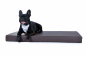 Preview: Hundematte Luvano Kunstleder 80x60 cm braun