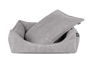 Hundebett Dreamer Cordline 90x70 cm GRAU-2