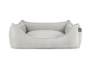 Hundebett Dreamer Cordline 90x70 cm SILBER-1