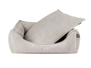 Hundebett Dreamer Cordline 70x50 cm SILBER-2