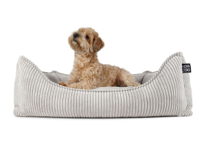 Hundebett Dreamer Cordline 90x70 cm SILBER