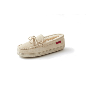 Lammfell Hausschuhe Moccasins Elba beige-3