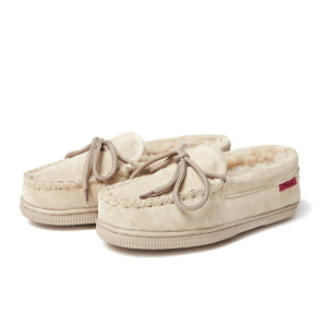 Lammfell Hausschuhe Moccasins Elba beige-1