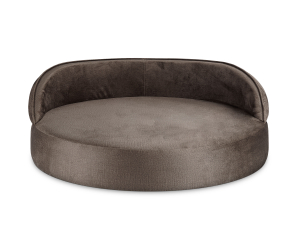 Hundebett Island Velvetline TAUPE Ø 100cm