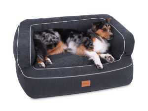 Neo Hundebett Luxuryline anthrazit 70x50 cm