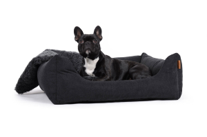 Hundebett Worldcollection Comfort 90x70 cm schwarz