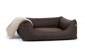 Hundebett Worldcollection Softline 90x70 cm braun