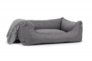 Hundebett Worldcollection Softline 70x50 cm grau