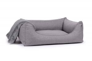 Hundebett  Worldcollection Softline 70x50 cm silber