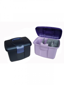 Putzbox Master lila große Putzbox mit praktischer Inneneinteilung