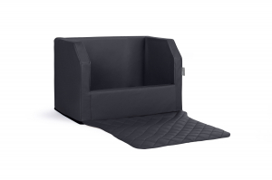 Travelmat Plus Kunstleder 90x70 schwarz