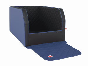 Auto Rücksitz Hundebett Travelmat RS Duo Plus Gr. M Navyblack