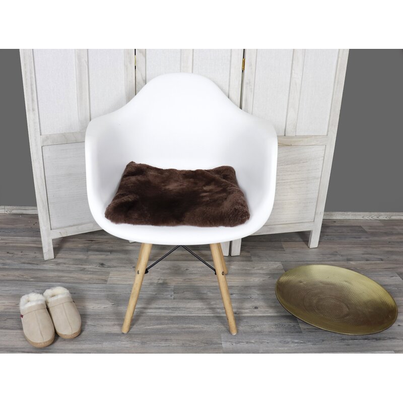 Lammfell Sitzauflage, Sitzkissen aus echtem Lammfell beige online kaufen