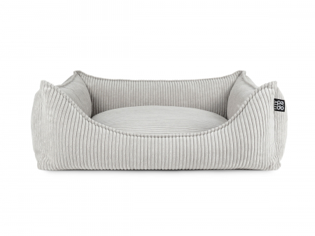 Hundebett Dreamer Cordline 70x50 cm SILBER-1