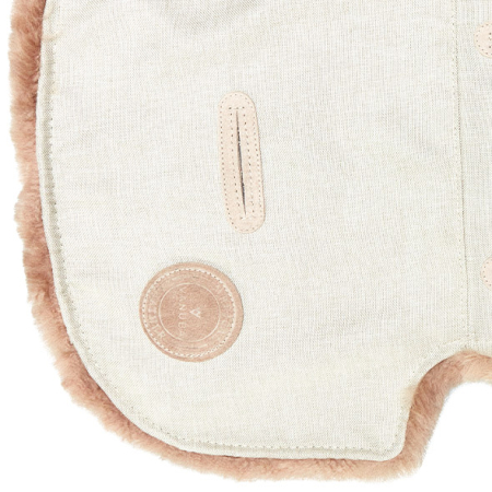 Kinderwageneinlage Schafsfell BEIGE