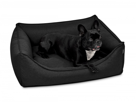 Hundebett Dreamcollection Softline 70x50 cm schwarz