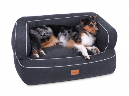 Neo Hundebett Luxuryline anthrazit 130x110 cm