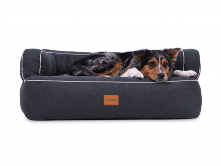 Neo Hundebett Luxuryline anthrazit 70x50 cm-1