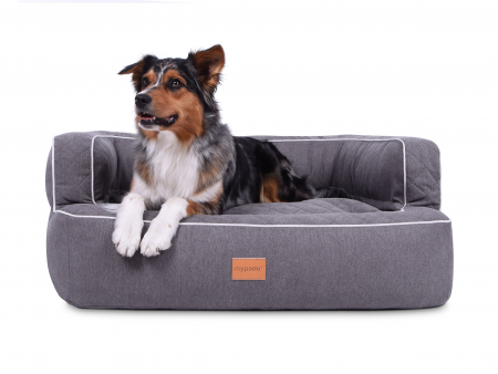 Neo Hundebett Luxuryline grau 130x110 cm