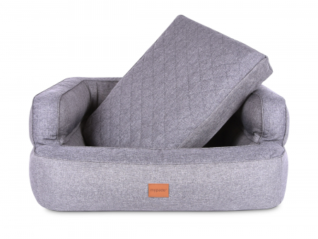 Neo Hundebett Softline grau 70x50 cm-1