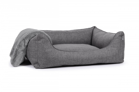 Hundebett Worldcollection Softline 70x50 cm grau