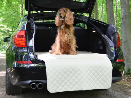 Auto Hundematratze Travelmat City Hunde-Reisebett 90 x 70 cm creme